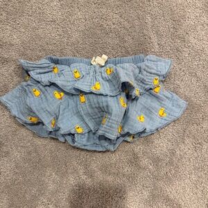 Mayoral ruffled skirt with Duck Print